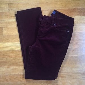 Talbots 6p corduroys- Maroon